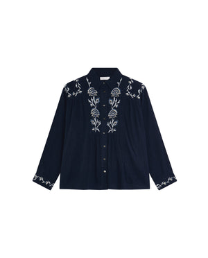 Raquel Blouse In Kind Of Blue