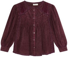 Carmen Blouse In Clay Red