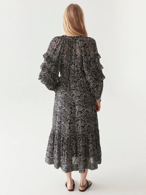 Carmencita Dress in Black Sheep