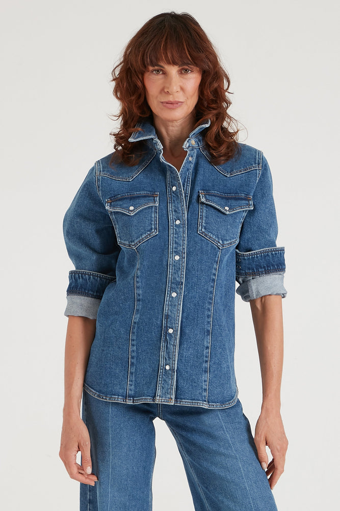 City Slicker The Tailored Western Shirt in My Side