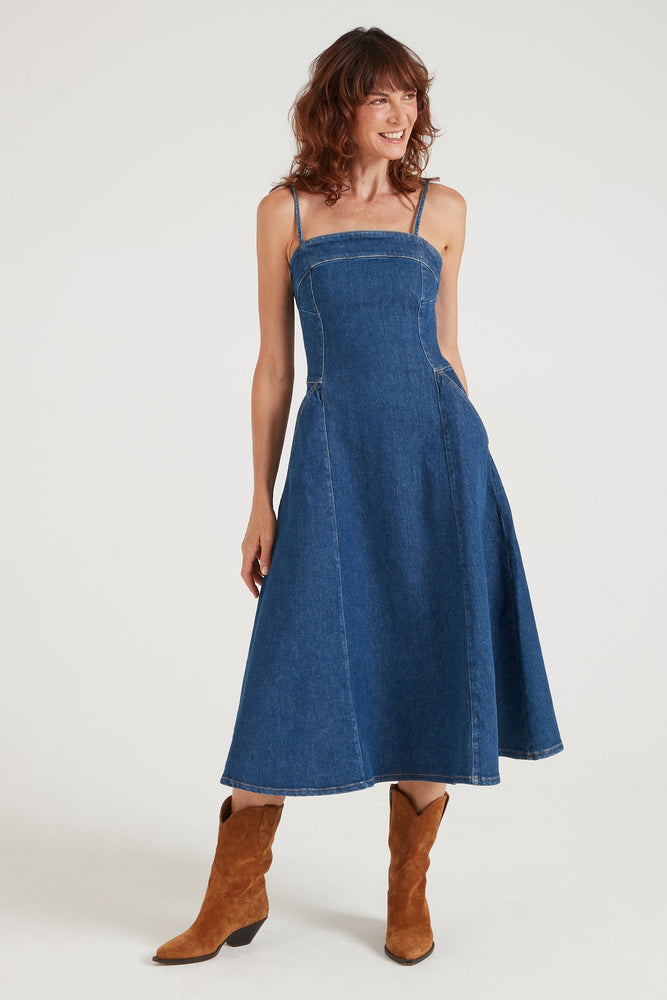 Dotty The Perfect Spaghetti Strap Dress in Smarter Than You