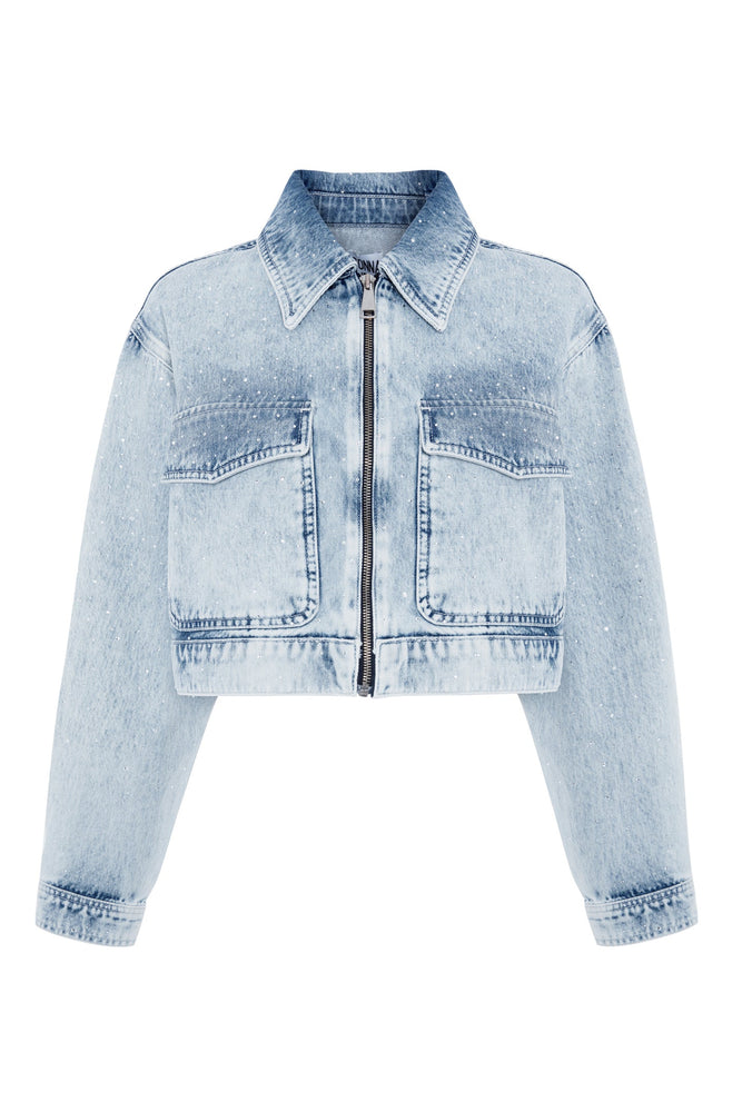 Dudette The Reimagined Cropped Jacket in On The Run