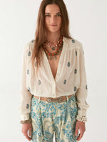 Dylan Blouse in Ivory