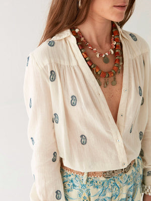 Dylan Blouse in Ivory