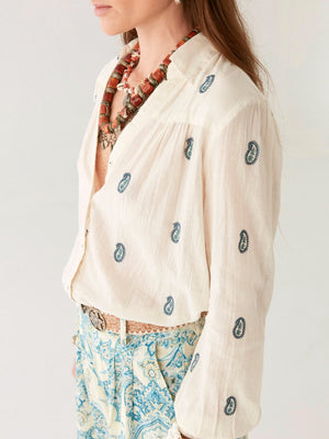 Dylan Blouse in Ivory