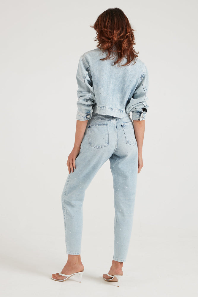 Edith The High Rise Barrel Leg in On The Run