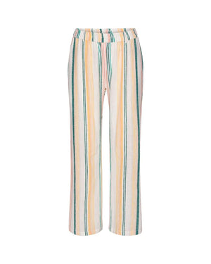 Heidi Trousers in Yellow Blue Stripe