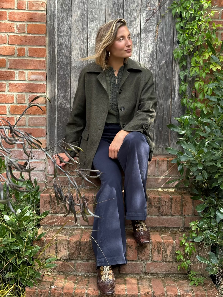 Henri Jacket In Moss Green