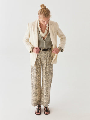 Lolo Pants in White Lies