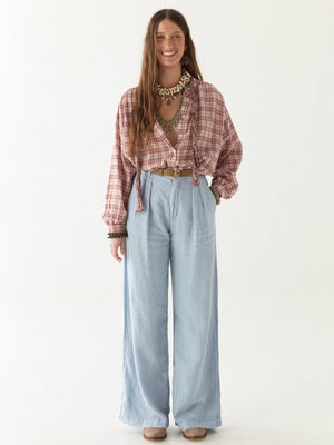 Marisa Trousers in Cielo Infinto Blue