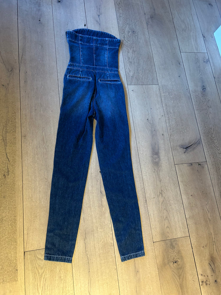 Olivia Strapless Jumpsuit in Classic Dreamer