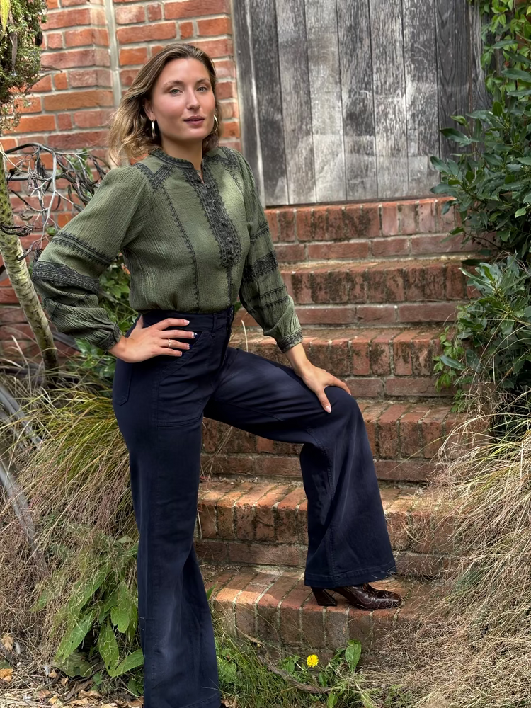 Renato Blouse In Moss