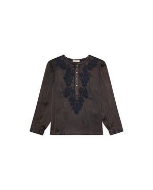 Clotilde Blouse In Mystic Green