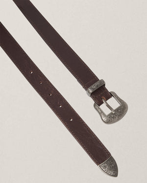Dakota Belt In Dark Brown