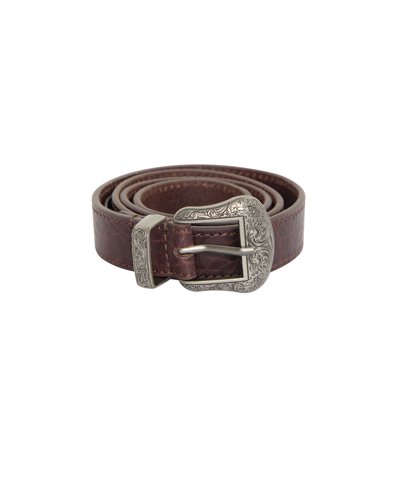 Dakota Belt In Dark Brown