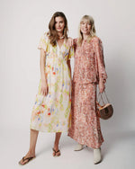Zabie Dress in Water Colour Print
